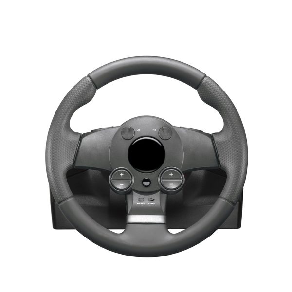 Pro Black Leather Steering Wheel